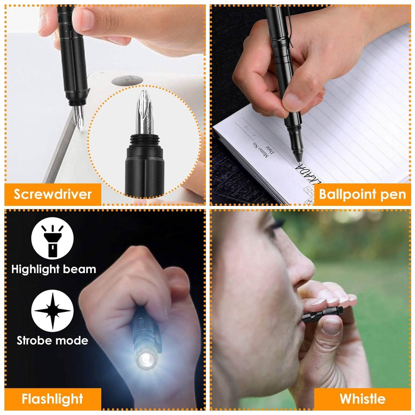 11-in-1 Tactical Pen Gear Set