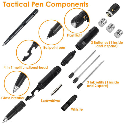 11-in-1 Tactical Pen Gear Set