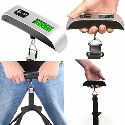 110lb/50kg Capacity Digital Luggage Scale with LCD Display
