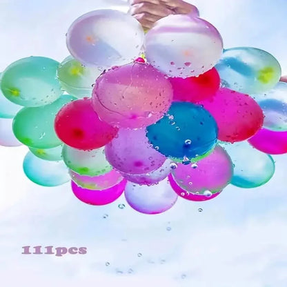 111-Pieces: Quick Filling Water Balloon Bombs