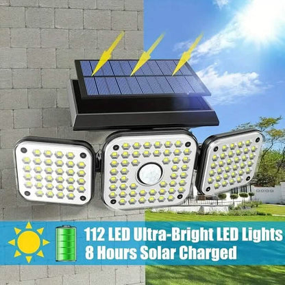 112 LED Solar Motion Sensor Lights