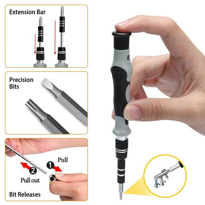 115-in-1 Magnetic Screwdriver Repair Tool Set