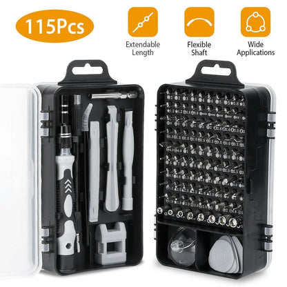 115-in-1 Magnetic Screwdriver Repair Tool Set
