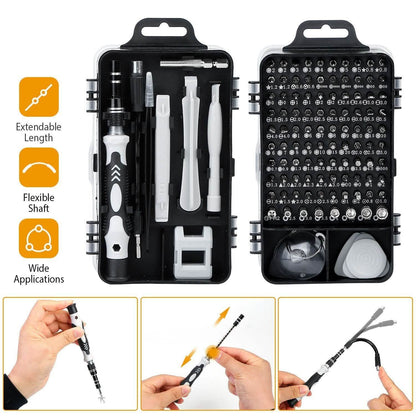 115-in-1 Magnetic Screwdriver Repair Tool Set