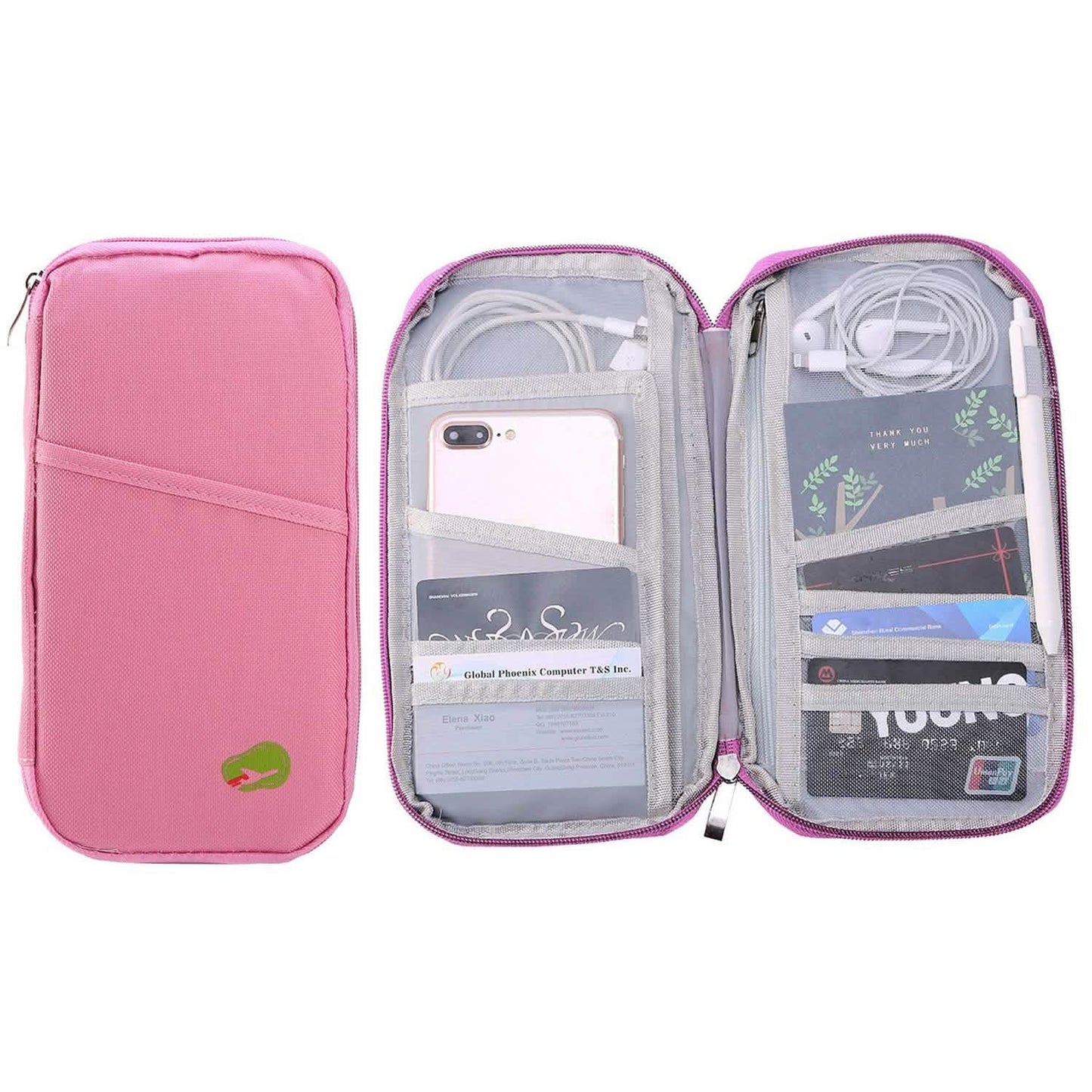 12 Pocket Travel Passport Wallet
