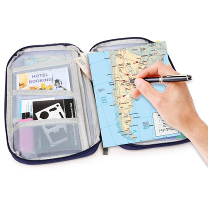 12 Pocket Travel Passport Wallet