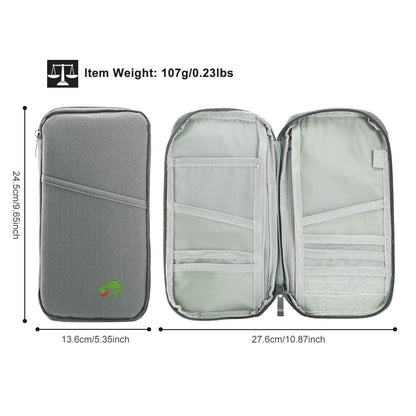 12 Pocket Travel Passport Wallet
