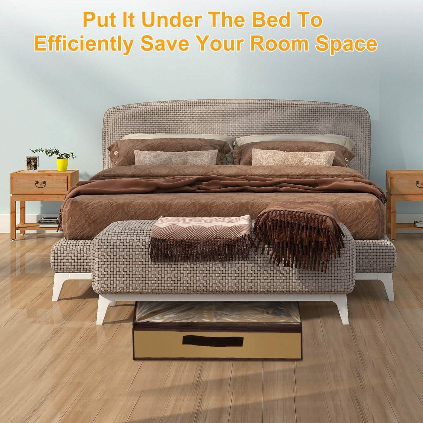 12 Cells Under the Bed Shoes Organizer