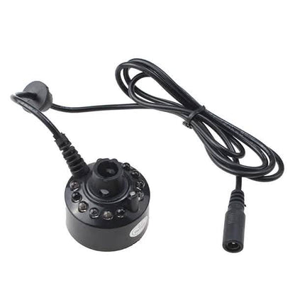 12 LED Mist Maker Fogger Water Fountain Pond Fog Machine Atomizer Air Humidifier