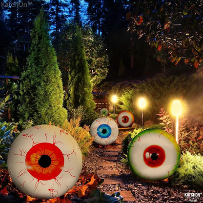 12-Pack: 22 Inch Halloween Eyeball Balloons