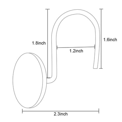 12-Piece: AGPtek Fashion Decorative Home Rose Curtain Hooks