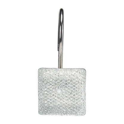 12-Piece: Decorative Shower Curtain Hooks Bathroom