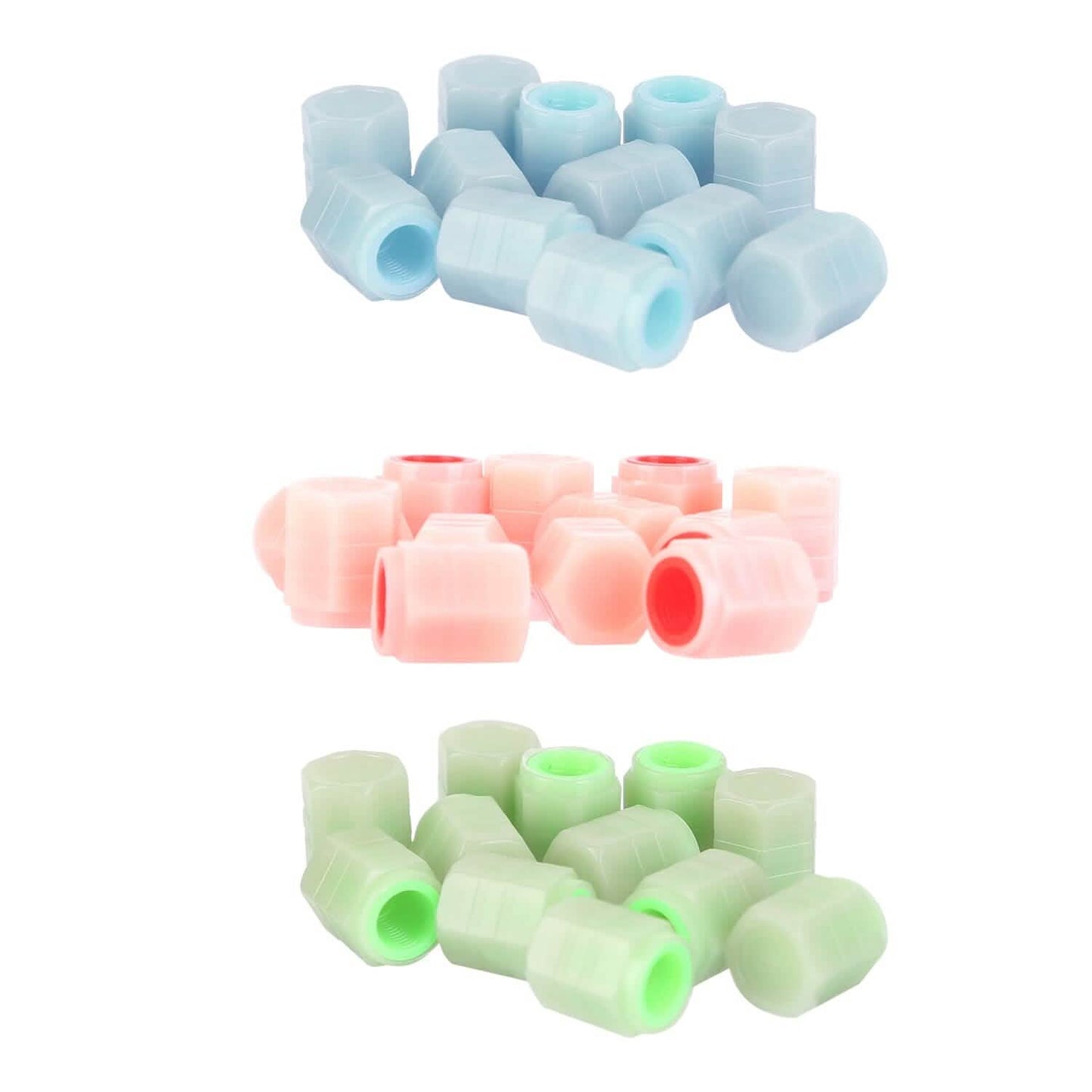 12-Piece: Luminous Car Tire Valve Stem Covers