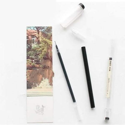 12-Piece Set: 0.35mm Water-based Pen Gel Pen