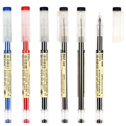 12-Piece Set: 0.35mm Water-based Pen Gel Pen
