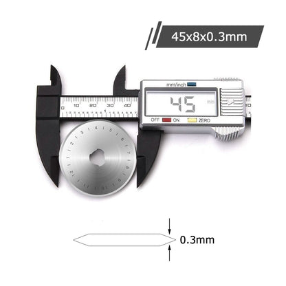 12-Piece Set: 45mm Rotary Cutter Blades