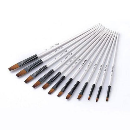 12-Piece Set: Artist Watercolor Painting Brushes