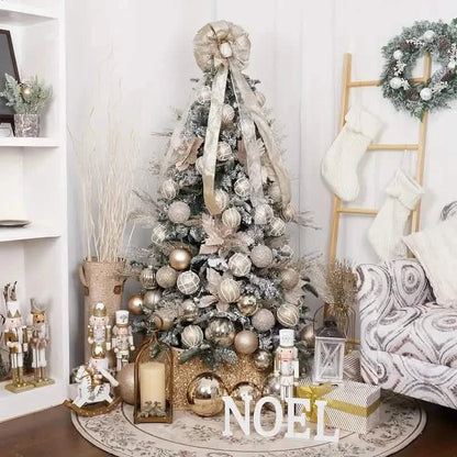 12-Piece Set:  Large Sparkling Glittering Sequins Foam Ball Ornaments