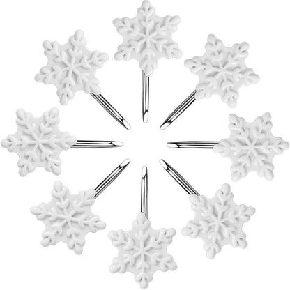 12-Pieces: Christmas Shower Curtain Anti-Rust Hooks
