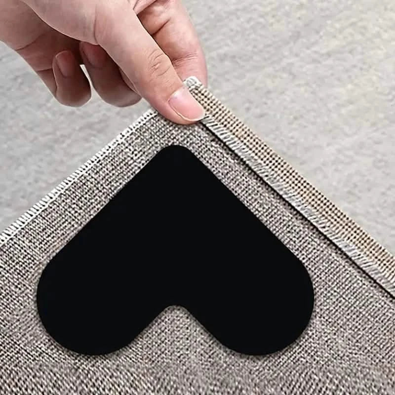 12-Pieces: Double Sided Non-Slip Rug Pads Rug Tape Stickers