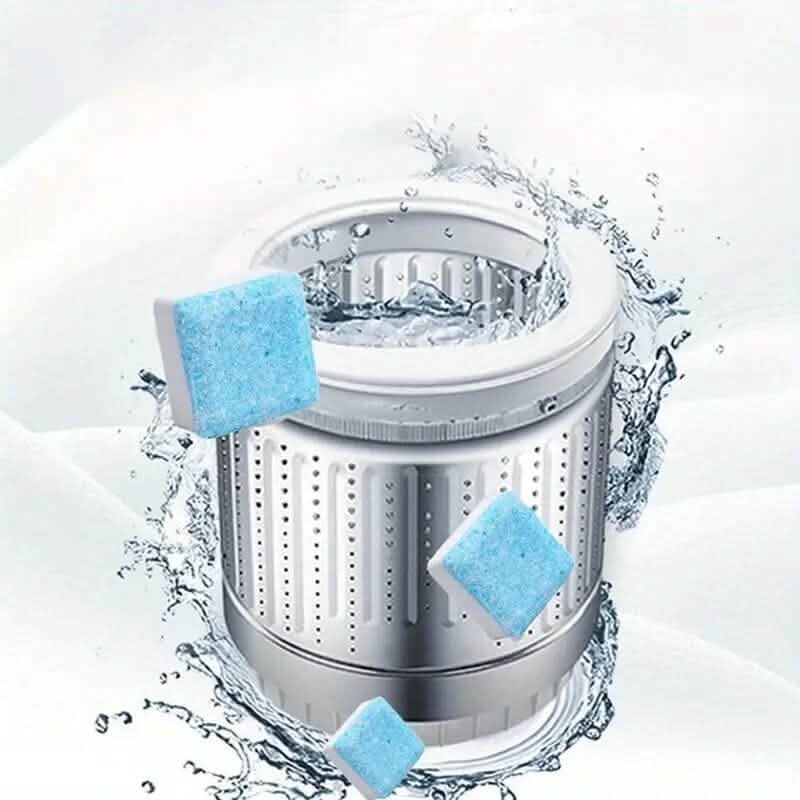 12-Pieces: Effervescent Washing Machine Cleaner Tablets