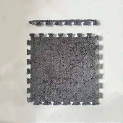 12-Pieces: Patchwork Carpet Full Floor Mat