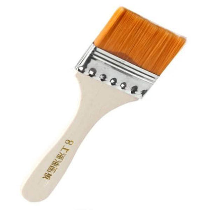 12-Pieces: Wooden Oil Painting Brush