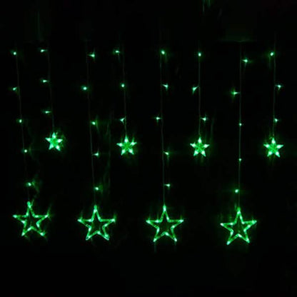 12 Stars 138 LED Curtain String Lights