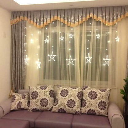 12 Stars 138 LED Curtain String Lights