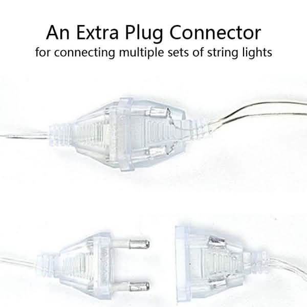 12 Stars 138 LED Curtain String Lights