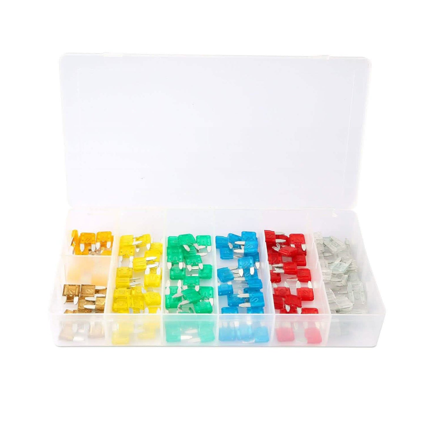 120-Pieces: Mini Auto Blade Fuse Set