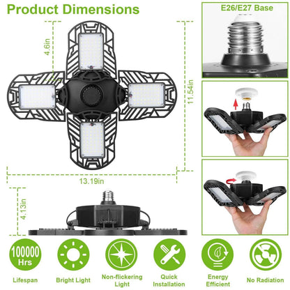 12000LM LED Garage Light