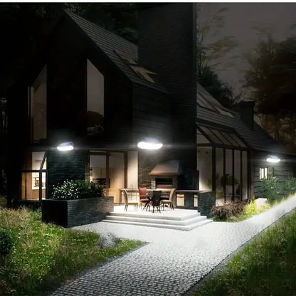 126 LEDs Portable Solar Security Lights, IP65 Waterproof Wireless Exterior Flood Light Detected Light