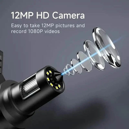 12MP Ultra-Precise Focusing Soldering Microscope