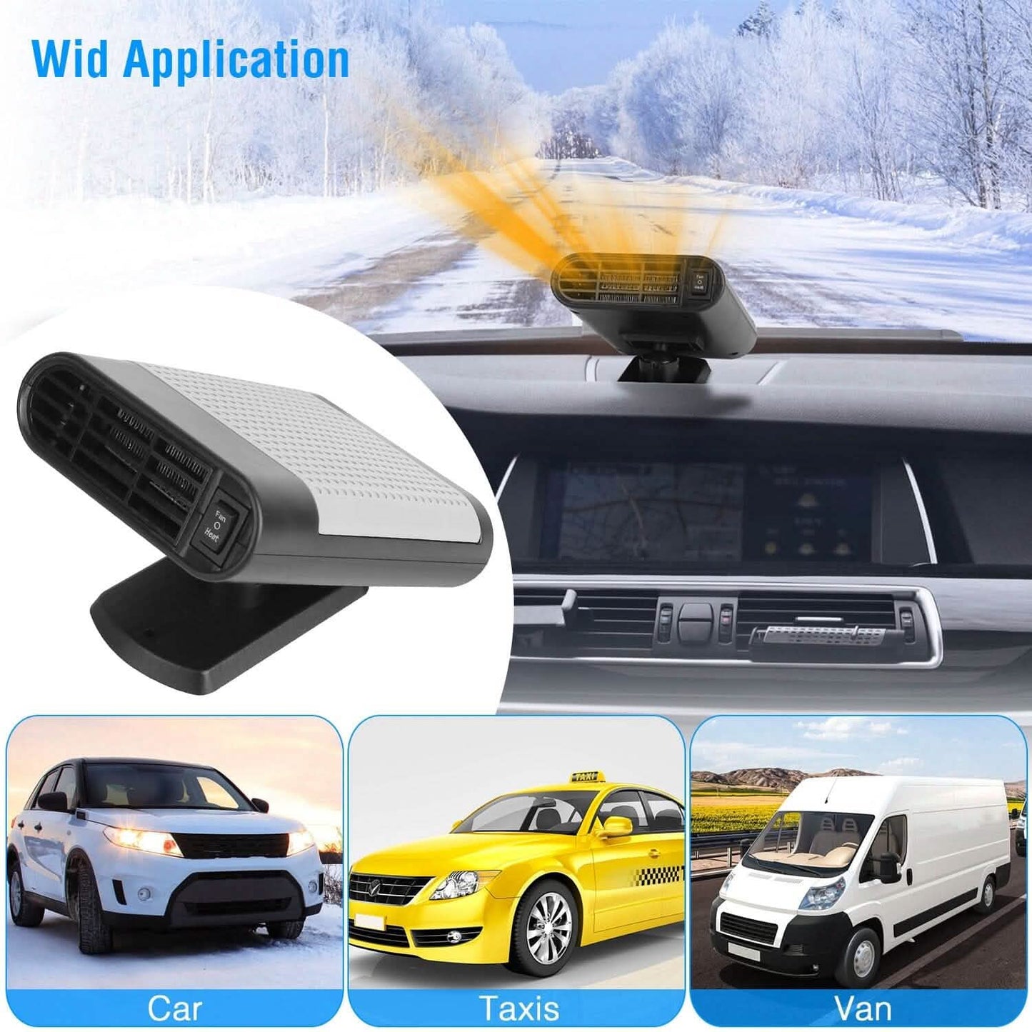 12V 150W Portable Car Heater