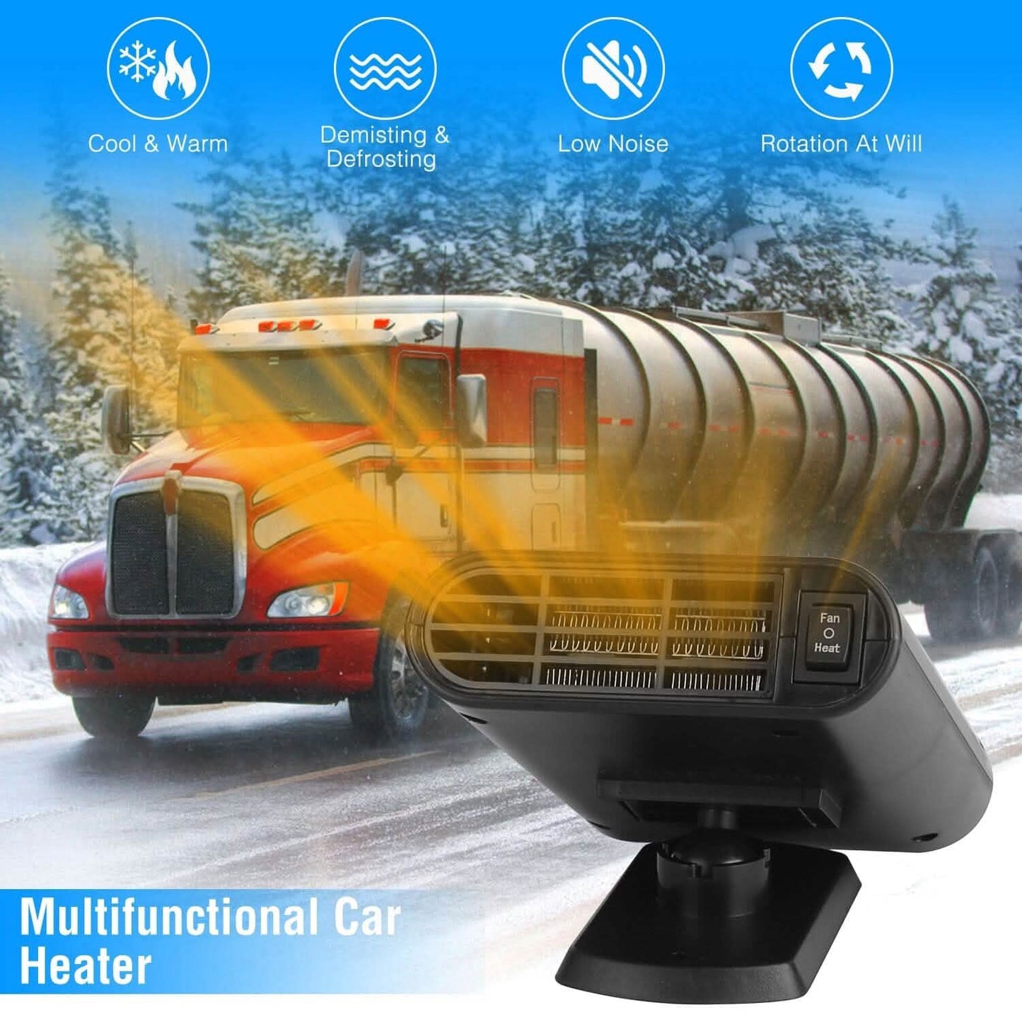 12V 150W Portable Car Heater