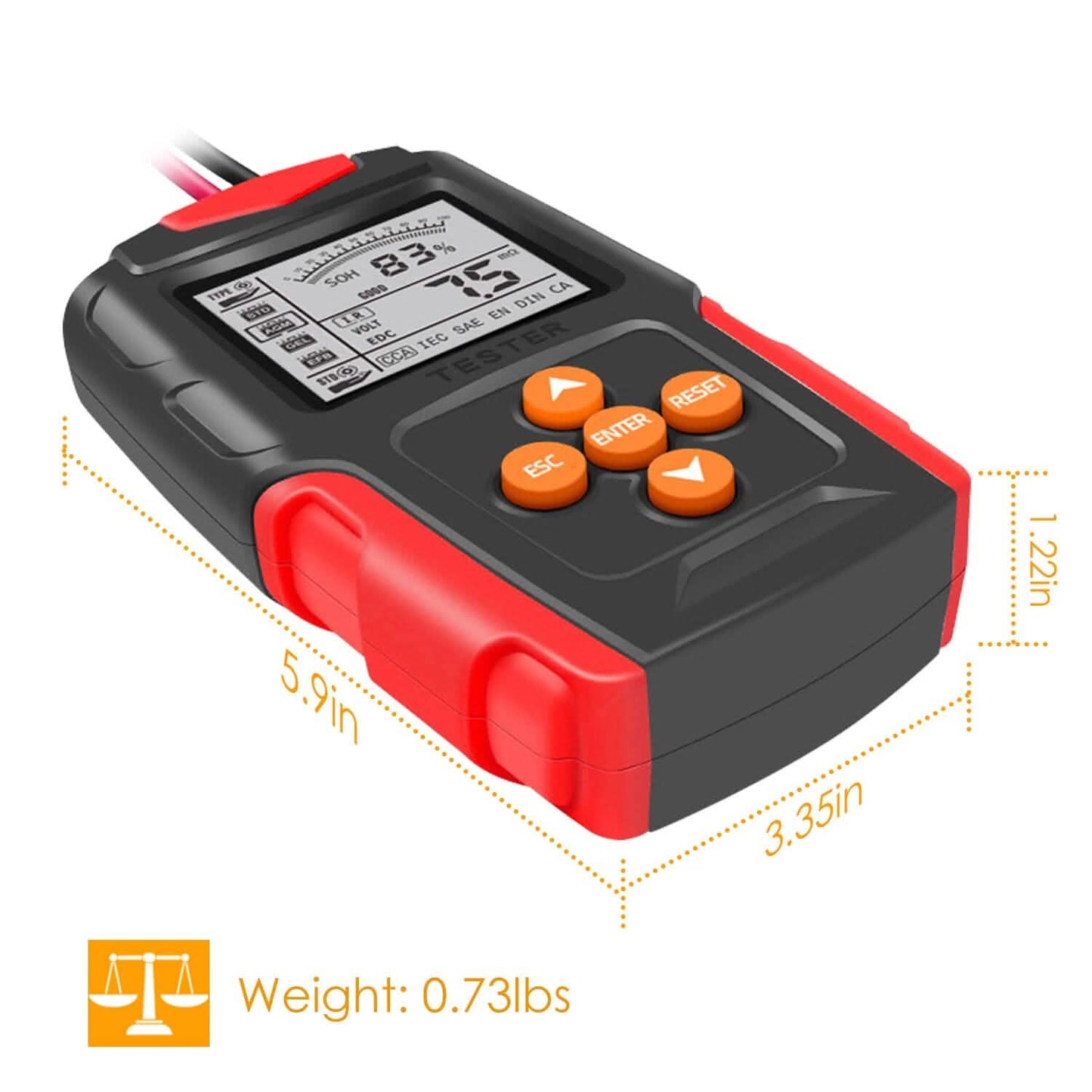 12V 24V Car Battery Tester