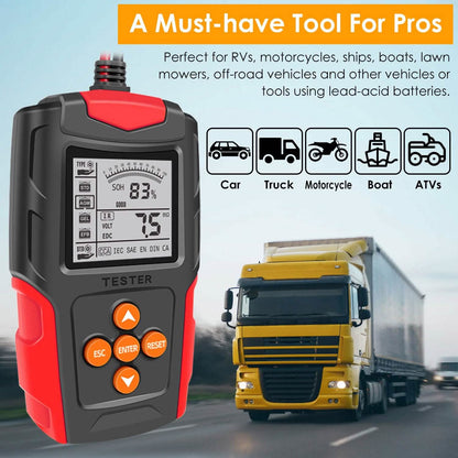 12V 24V Car Battery Tester