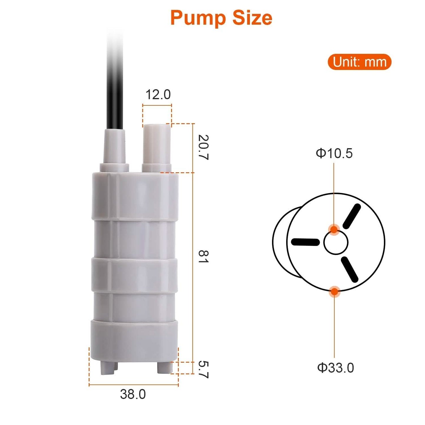 12V Submersible Water Pump