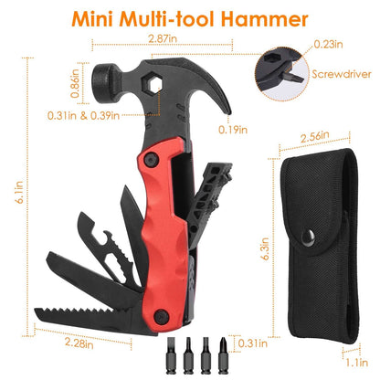 13-in-1 Multi-tool Hammer Camping Survival Tool