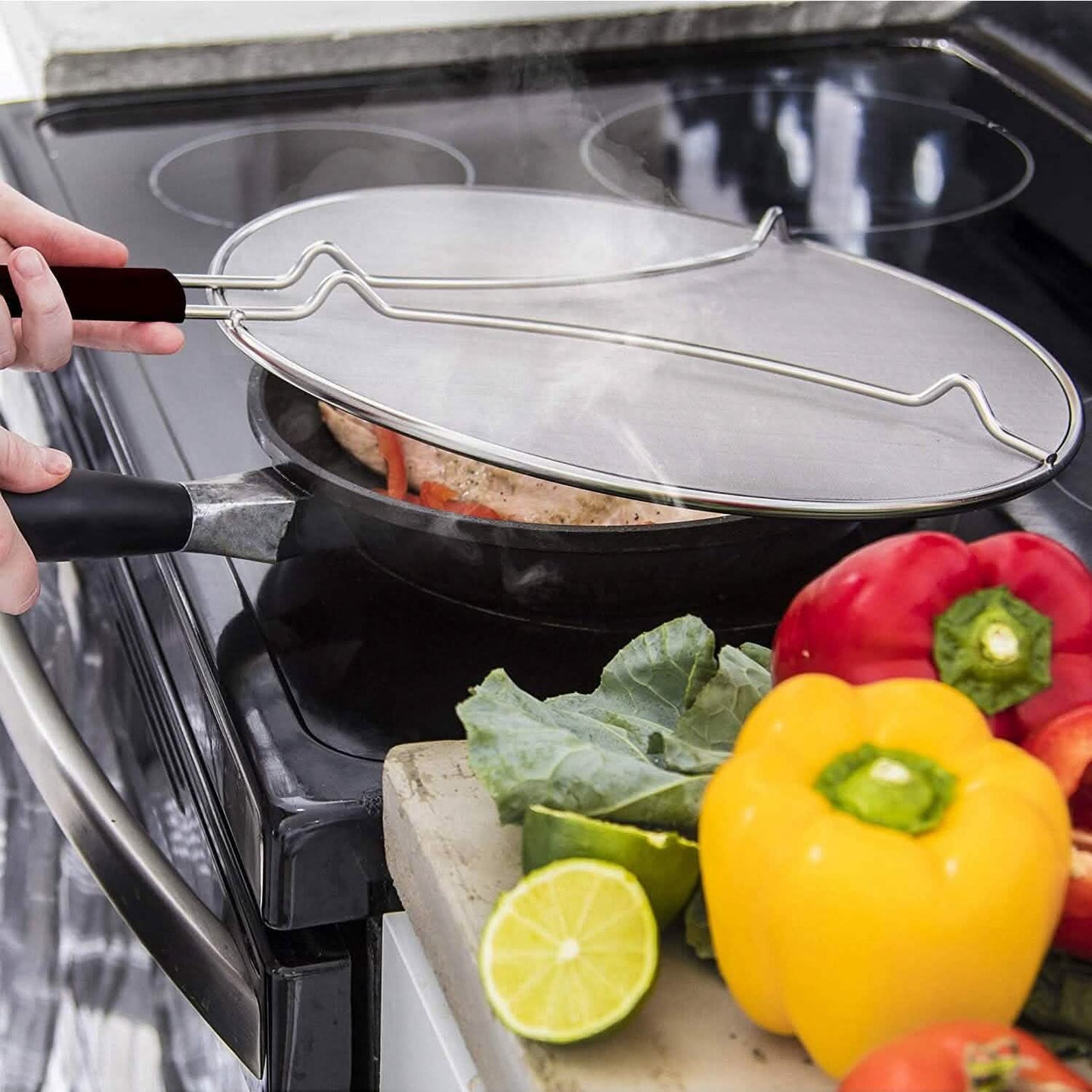 13-Inch Stainless Steel Grease Splatter Screen