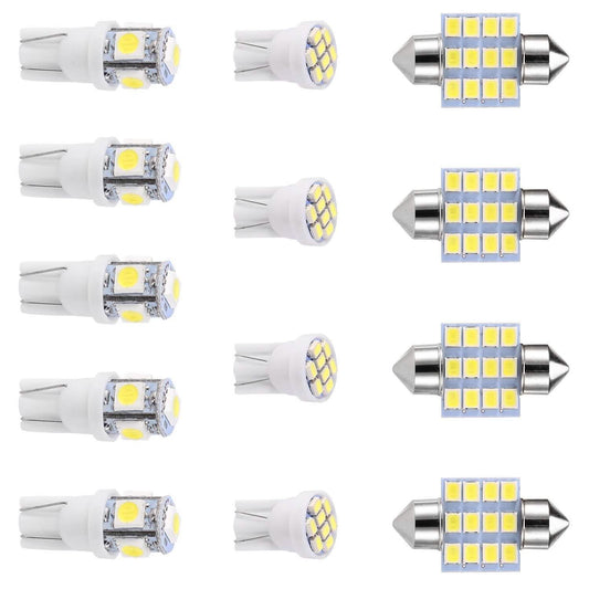 13-Pieces: T10 31mm Festoon LED Light