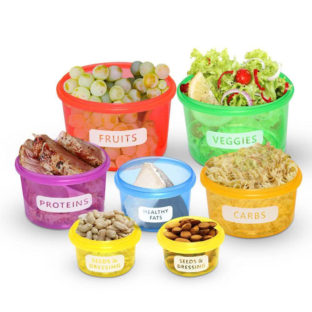 14-Piece Set: Portion Control Storage Set