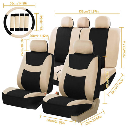 14-Pieces: Universal Auto Seat Cover Set