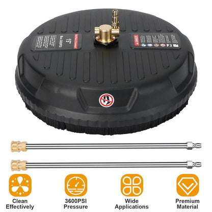15" High Pressure Flat Surface Cleaner