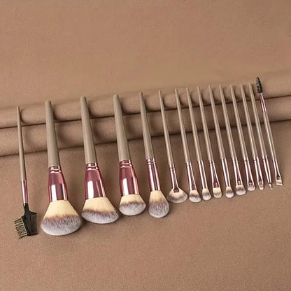 15-Pieces Set: Professional Makeup Brush