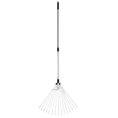 15-Teeth Expanding Stainless Steel Rake