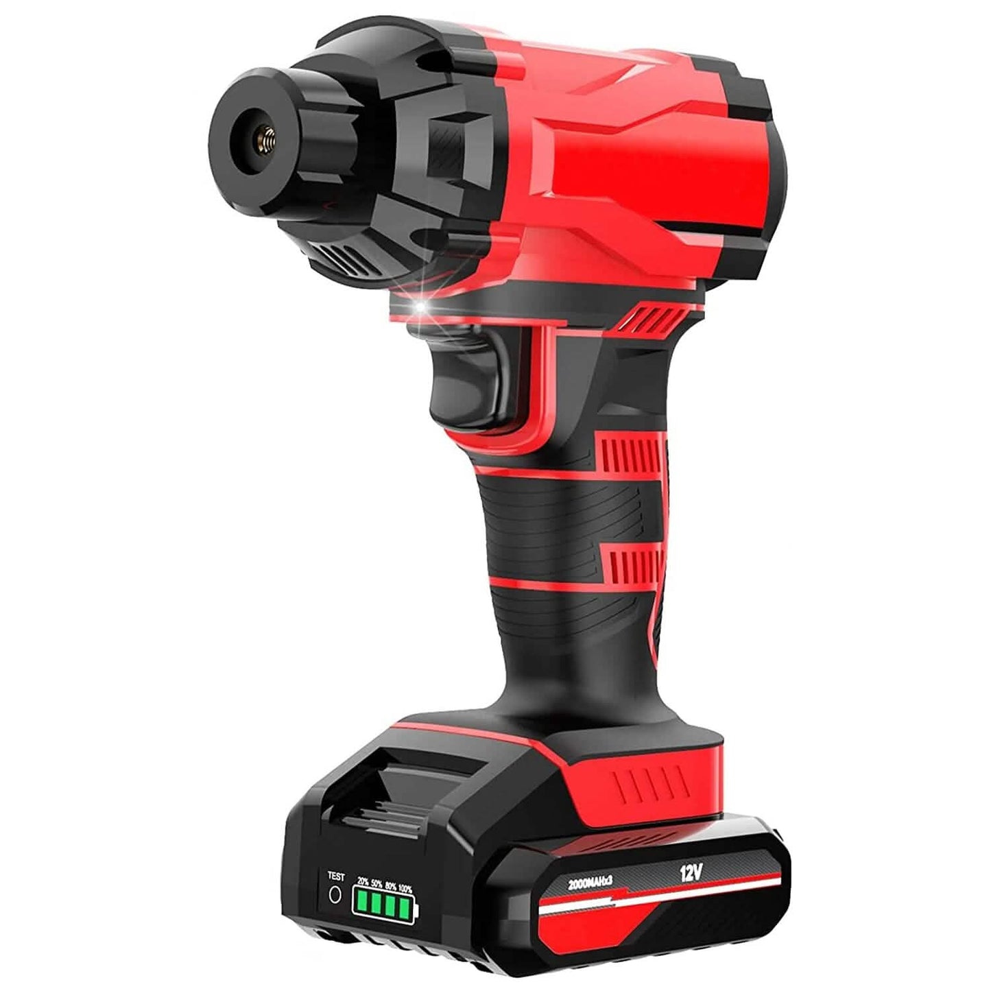 150 PSI 12V Portable Cordless Tire Pump 6000mAh Rechargeable with LED Light