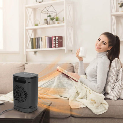1500W Electric Space Heater Ceramic Heater Fan with 3 Modes Remote Control Digital Display