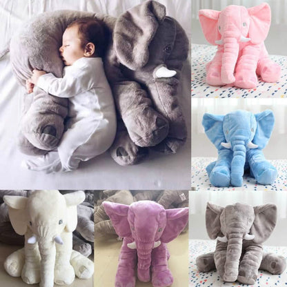 Elephant Plush Pillow - Assorted Colors